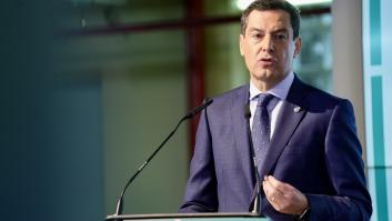 Juanma Moreno dice desconocer si Amama tiene "vínculo" con el PSOE y afirma echar "de menos una actitud colaborativa y constructiva"