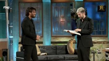 Muchos ven en este rótulo de 'La Revuelta' de Broncano una "hostia" a Juan del Val por ganar el Planeta