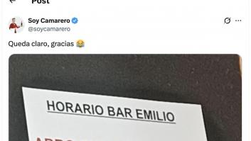 Un bar anuncia cuándo cierra con un sincero cartel que merece ser expuesto en un museo