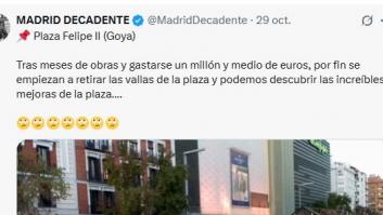 Muestra lo que ha cambiado en esta céntrica plaza de Madrid tras estar de obras: el resultado es demoledor