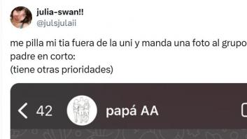 Su familia la pilla estando fuera de clase y atención al mensaje del padre más tranquilo de España