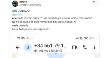 Comparte el mensaje que le ha llegado al WhatsApp: en la estafa suplantan a la Policía