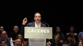 Óscar Fernández, portavoz de VOX en la Asamblea de Extremadura, candidato de la formación de ultraderecha a las elecciones del 21D