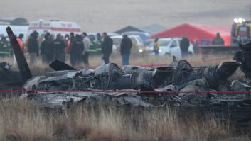 Un avión militar turco con 20 pasajeros se estrella en Georgia tras despegar de Azerbaiyán