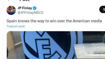 Un periodista estadounidense llega a España para cubrir la NFL, va a un acto al Bernabéu y comparte lo que le han puesto