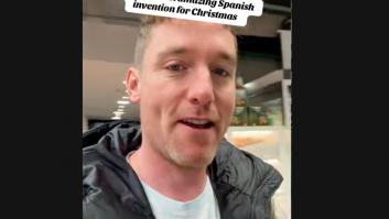 Chris, británico en España, se enamora directamente de esta comida muy típica de España en Navidad: "Increíble invento"