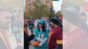 Una pareja de León va a ver la NFL a Madrid, pero hay un detalle entre ellos que llama mucho la atención