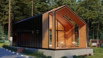 Una pareja de 80 años construye una vivienda de madera en su jardín para evitar ir a una residencia: "Está mejor aislado que nuestra antigua casa"