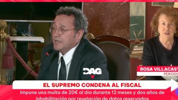 Rosa Villacastín es clara como nunca sobre la sentencia al Fiscal General: "El mejor homenaje a Franco"
