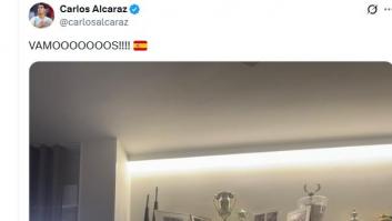 Alcaraz publica esta foto desde el salón de su casa y un detalle llama la atención y genera miles de comentarios