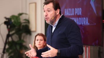 Óscar Puente explica en un mitin "por qué no tiene ganas de sonreir" y se gana al público