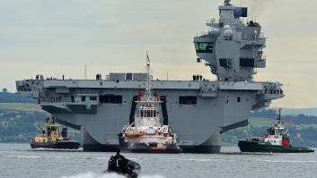 Un buque ruso intenta una maniobra subversiva a pilotos británicos y la Armada responde: "Opciones militares listas"