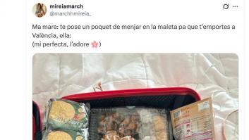 Se va de casa de sus padres y lo que le pone su madre en la maleta es lo que les ocurre a miles de personas