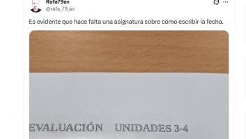 Un alumno firma la que es ya una de las anécdotas del año al rellenar así la fecha de un examen