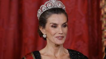 Este detalle de Letizia en la cena de gala apenas se vio en las imágenes pero no ha pasado desapercibido