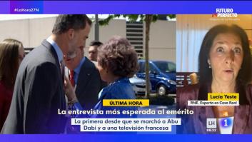 La experta en Casa Real de TVE alucina con este gesto del rey con Letizia en su entrevista en Francia: "Es un poquito fuerte"