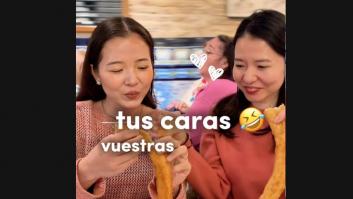 Unas japonesas viajan a España, prueban chocolate con porras por primera vez y su reacción es muy sincera