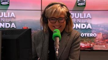 A Julia Otero se le escapa la risa al pronunciarse sobre el último lapsus Feijóo: su cara lo dice todo