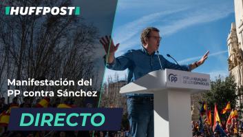 EN DIRECTO | Manifestación del PP contra el Gobierno de Pedro Sánchez