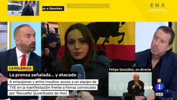 Euprepio Padula rompe una lanza por TVE tras la agresión a una periodista: "Indecente"