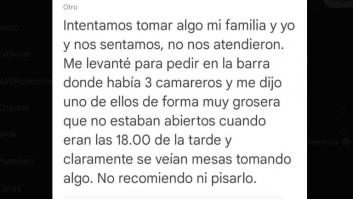 Deja una reseña de una estrella porque no le atienden al estar cerrando y la respuesta del restaurante es de estrella Michelin