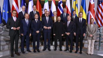 Mark Rutte junto a varios primeros ministros europeos