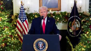 Exageraciones, Joe Biden como obsesión y ni rastro de Venezuela: así fue el discurso navideño de Donald Trump