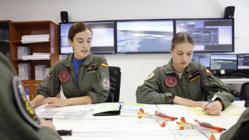 La princesa Leonor recibiendo clases teóricas en la Academia de San Javier