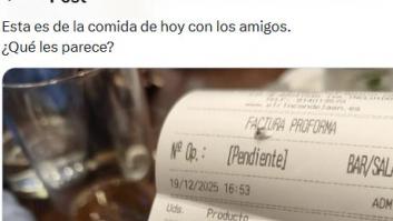 Piden la cuenta tras comer en un restaurante de Madrid, les llega un ticket de 295 euros y lo más barato es algo insólito