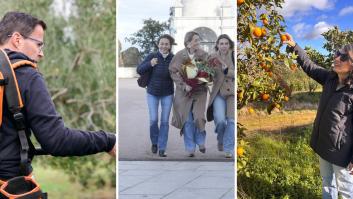 Ofrendas florales y recogida de aceitunas: así están pasando la jornada de reflexión los candidatos de las elecciones de Extremadura
