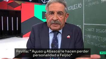 Revilla revela los mensajes que Feijóo le ha mandado por SMS: mira a la cámara, se encoge de hombros y le lanza este aviso