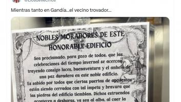 Un vecino de Gandía se queja por los portazos en su edificio tirando de épica medieval: "No son dragones a derrotar"