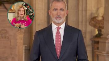 Pilar Eyre reacciona como pocos al discurso de Nochebuena de Felipe VI: "Bastante rabia le debe dar"
