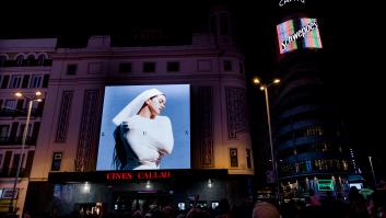 La presentación del disco de Rosalía en Callao (Madrid.