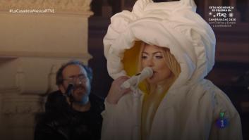 Amaia Montero y La Oreja de Van Gogh en el especial 'La casa de la Música' de RTVE.