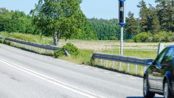 Radar de velocidad en Suecia.