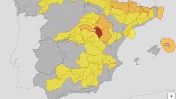 Si eres friolero, no querrás estar donde el rojo del mapa: AEMET pronostica hasta -14ºC