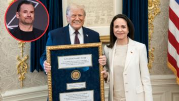 Iñaki López ve la comentada foto de Donald Trump y Machado y le es inevitable reaccionar por un detalle que nota: recuerda lo que pasó horas antes