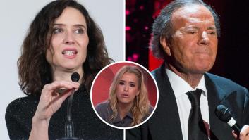 Afra Blanco califica con estos tres duros adjetivos lo de Ayuso con Julio Iglesias: su réplica, de las más sonadas
