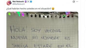 Una vecina nueva cuelga este cartel en la comunidad con una petición: para algunos correcta y para otros de tener más cara que espalda