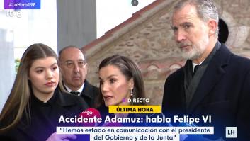 Primeras palabras de Felipe y Letizia, consternados por el accidente de los trenes de Adamuz: "La prioridad ahora es atender, es acompañar, es asistir"