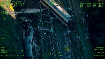 Imágenes aéreas: así han quedado los dos trenes siniestrados en Adamuz (Córdoba)