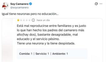 Un cliente insulta al camarero de un restaurante: la respuesta del jefe es inmediata y es de las que duelen