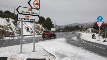 La AEMET activa la alerta amarilla por peligro de nevadas en Madrid y la Comunidad toma cartas en el asunto