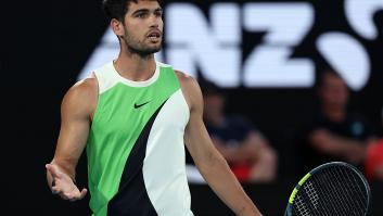 Lo que ha hecho Alcaraz en pleno partido de cuartos del Open de Australia despierta la admiración del mundo entero