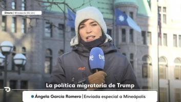 Piden un aplauso para Ángela García, periodista de TVE, por lo que ha hecho en pleno directo