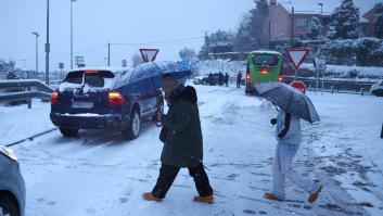 Estos son los barrios y ciudades de Madrid donde ya se puede ver nieve por la llegada de la borrasca Kristin