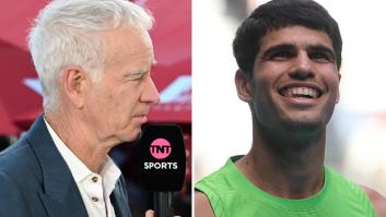 Alcaraz todavía no ha salido a pista y John McEnroe, ganador de 7 títulos de Grand Slam, ya le ha dejado este mensaje