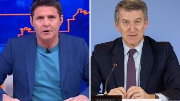 Jesús Cintora solo necesita dos palabras para describir la comparecencia de Feijóo por la DANA