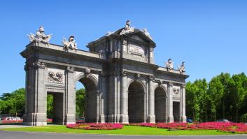 La Puerta de Alcalá de Madrid.